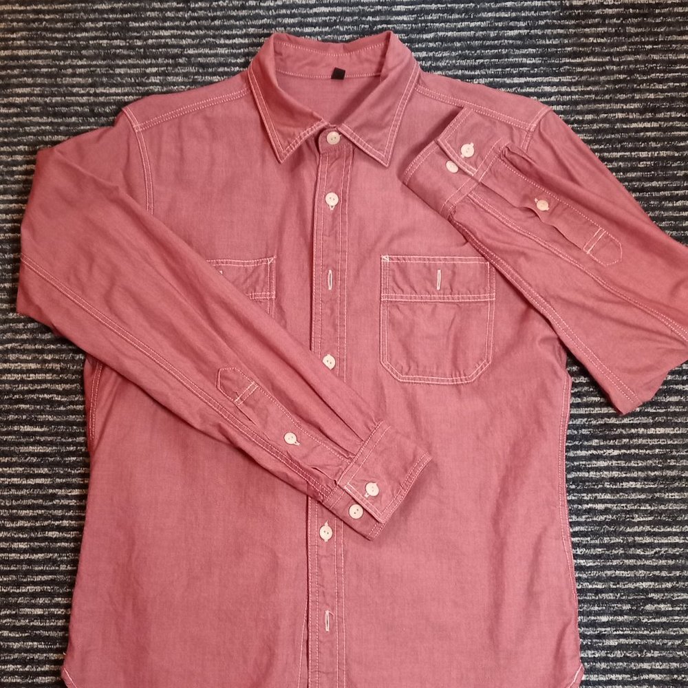 MUJI button up casual shirt unisex Small